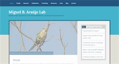 Desktop Screenshot of maraujolab.com